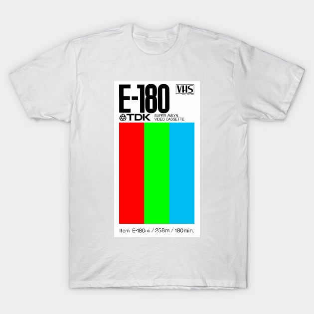 VHS Cover T-Shirt by Widmore